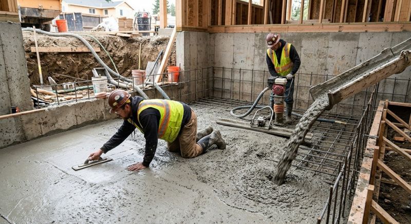 Basement Concrete Installation in Angwin, CA