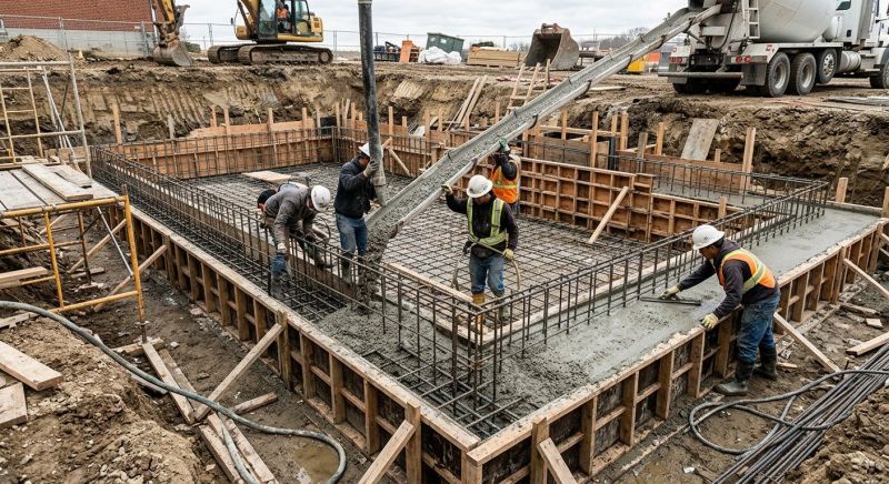 Basement Concrete Installation in Guerneville, CA