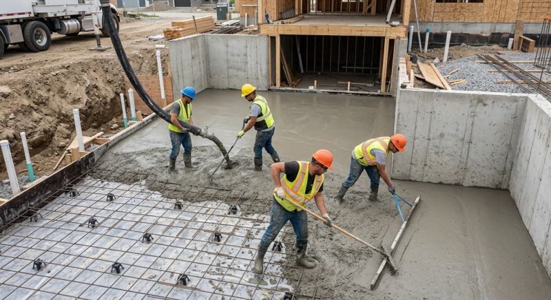 Basement Concrete Installation in Penngrove, CA