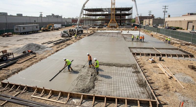Commercial Slab Construction in Sonoma County, CA