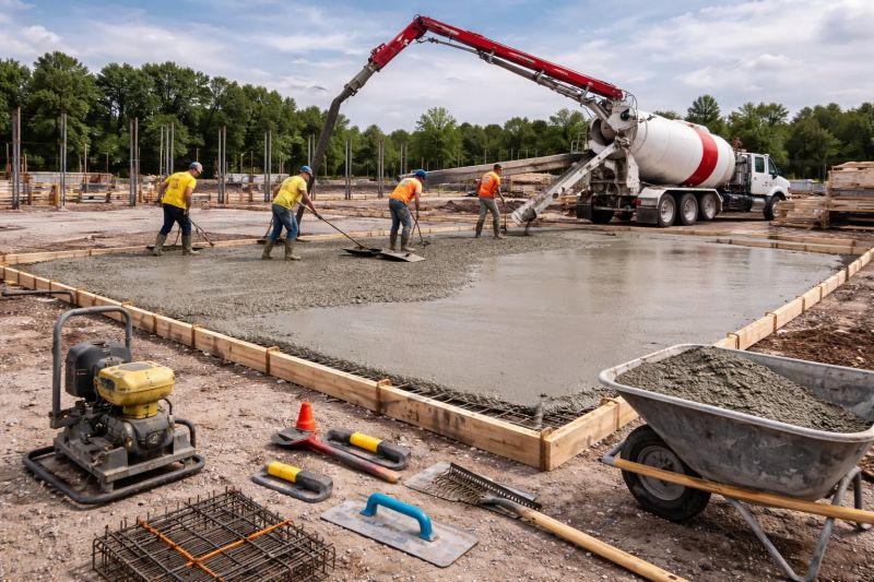 Commercial Slab Construction in Sebastopol, CA