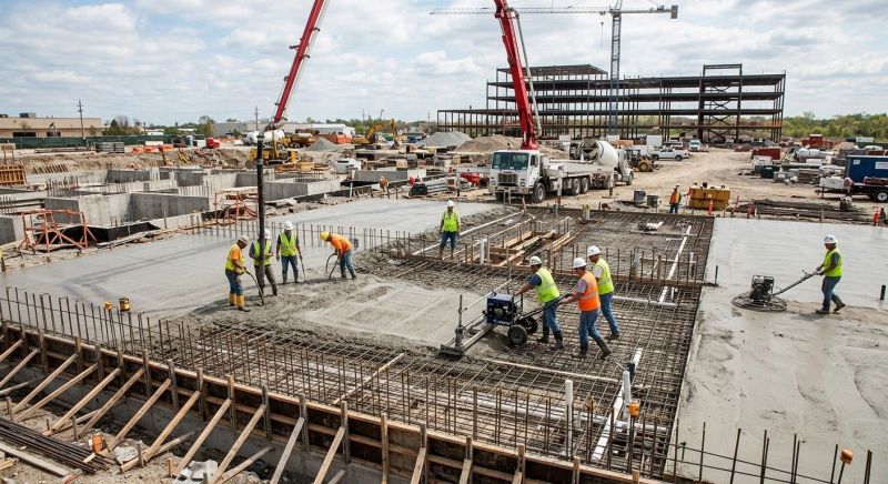 Commercial Slab Installation in Angwin, CA