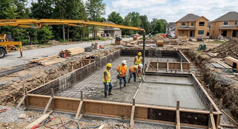 Concrete Foundation Installation in Petaluma, CA