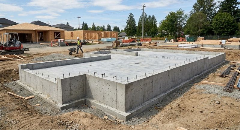 Foundation Construction in Napa County, CA