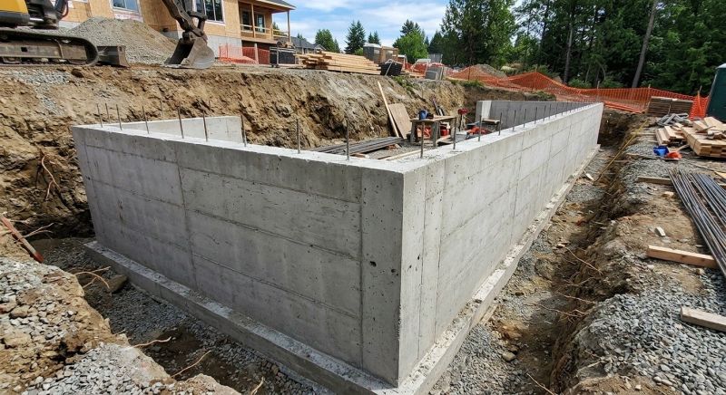 Foundation Wall Pouring in Angwin, CA