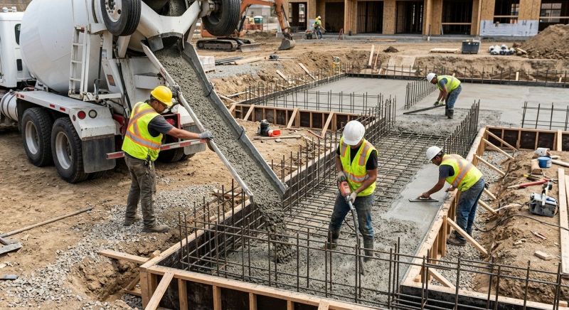 Foundation Wall Pouring in Cotati, CA